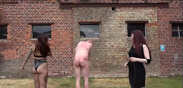  Friendly Competition - Mistress Rebekka Raynor & Nikky French and Painful Strokes